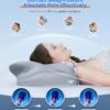 Ultra Pain Relief Cooling Pillow for Neck Support, Adjustable Cervical Pillow Cozy Sleeping, Odorless Ergonomic Contour Memory Foam Pillows, Orthopedic Bed Pillow for Side Back Stomach Sleeper by nugala - Image 4