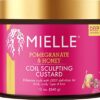 Mielle Organics Pomegranate & Honey Sculpting Custard, Natural Styling Cream Plus Moisture, For Curl, Wave, & Coil Definition for Natural or Relaxed Type 4 Hair, 12-Fluid Ounces by nugala - Image 2