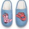 Living Royal Plush Slippers | Novelty Slippers, Cozy, Non-Slip Rubber Sole, Soft Slippers, 100% Polyester, Silly, Funny Designs, Comfortable, Fuzzy Slippers by nugala - Image 2