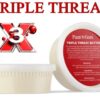 Triple Threat Body Butter 8 oz. - Blend of Shea, Mango & Coconut Oil - 100% Pure Natural Raw Unrefined Moisturizer For Dry Skin, Face And Hair. Great For Lip Balm and Soap Making by nugala - Image 3