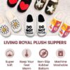 Living Royal Plush Slippers | Novelty Slippers, Cozy, Non-Slip Rubber Sole, Soft Slippers, 100% Polyester, Silly, Funny Designs, Comfortable, Fuzzy Slippers by nugala - Image 7