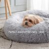 WESTERN HOME WH Calming Dog & Cat Bed, Anti-Anxiety Donut Cuddler Warming Cozy Soft Round Bed, Fluffy Faux Fur Plush Cushion Bed for Small Medium Dogs and Cats (20"/24"/27"/30") by nugala - Image 6