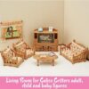 Calico Critters Comfy Living Room Set - Toy Dollhouse Furniture & Accessories Set for Ages 3+ by nugala - Image 4