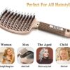 KTKUDY Detangling Brush Getting Knots Out without Pain - Boar Bristles Hair Brush Make Hair Shiny & Healthier Vented Detangler Brush for Women Men Kids Wet and Dry Hair (Gold) by nugala - Image 6