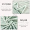 NEXHOME PRO Faux Fur Throw Blanket Sage Green, Soft Cozy Plush Fleece Blanket for Sofa Couch Bed Living Room, Dual Sided Blankets for Women Men Kids Twin 60 * 80 Inches by nugala - Image 5