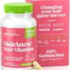 Naturenetics HairAnew Hair Growth Vitamins for Women & Men - Hair Vitamins For Faster Hair Growth & Thickness - Part of Proceeds go to Hair Loss Charity - Vegan Hair Supplement For Hair Skin Nails (1) by nugala - Image 2