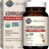 Garden of Life Organics Ashwagandha Stress, Mood & Energy Support Supplement with Probiotics & Ginger Root for Digestion - Vegan, Gluten Free, Non GMO – 2 Month Supply, 60 Tablets by nugala - Image 2