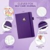 Clever Fox Self-Care Journal – Daily Reflection Notebook – Mental Health & Personal Development Planner, Meditation & Mood Log, A5 (Purple) by nugala - Image 6