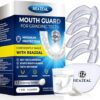 Mouth Guard for Grinding Teeth at Night: Dental Guard for Sleeping at Night - Nighttime Protection for Teeth with 12 Cleaning Tablets by nugala - Image 2