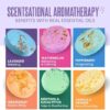 Cleverfy Shower Steamers Aromatherapy - Christmas Gifts for Women and Stocking Stuffers for Adults and Teens. Box of 6 Premium Self Care Shower Bombs with Essential Oils. Purple Set by nugala - Image 5