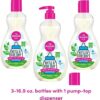 Dapple Baby Bottle Soap, Hypoallergenic Dish Soap for Baby Bottles, Powered by Plants, 1 Pump Included, Packaging May Vary, Fragrance Free, 16.9 Fl Oz (Pack of 3) by nugala - Image 3