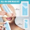 Wax Strips for Hair Removal for Women and Men 60 Counts – 40 Body Strips 20 Facial Strips for Face, Arms, Legs, Underarms – Facial Wax Strips for Women by nugala - Image 3