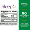 Nature's Bounty Sleep3 Melatonin 10mg, Maximum Strength 100% Drug Free Sleep Aid, Dietary Supplement, L-Theanine & Nighttime Herbal Blend Time Release Technology, 60 Tri-Layered Tablets by nugala - Image 3