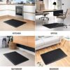 HappyTrends Floor Mat Cushioned Anti-Fatigue ,17.3"x28",Thick Waterproof Non-Slip Mats and Rugs Heavy Duty Ergonomic Comfort Rug for Kitchen,Floor,Office,Sink,Laundry,Black by nugala - Image 8