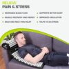 ProsourceFit Acupressure Mat and Pillow Set for Back/Neck Pain Relief and Muscle Relaxation, Blue by nugala - Image 5