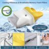 Cervical Neck Pillow - Ergonomic Bed Pillow for Neck Pain Relief, Orthopedic Contour Side Sleeper Pillow for Sleeping, Cooling Memory Foam Pillows for Back & Stomach Sleepers with Pillowcase by nugala - Image 3