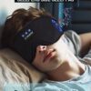 LC-dolida Sleep Headphones, 3D Sleep Mask Bluetooth Wireless Music Eye Mask, Sleeping Headphones for Side Sleepers Sleep Mask with Bluetooth Headphones Ultra-Thin Stereo Speakers Perfect for Sleeping by nugala - Image 4