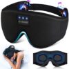 LC-dolida Sleep Headphones, 3D Sleep Mask Bluetooth Wireless Music Eye Mask, Sleeping Headphones for Side Sleepers Sleep Mask with Bluetooth Headphones Ultra-Thin Stereo Speakers Perfect for Sleeping by nugala - Image 9