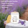 Gifts for Women, Unique Gifts for Women, Best Friend Birthday Gifts for Women, Funny Birthday Gifts for Women, Friendship Gifts for Women Friends - Lavender Scented Candles Gifts for Women by nugala - Image 3