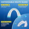 Mouth Guard for Grinding Teeth at Night: Dental Guard for Sleeping at Night - Nighttime Protection for Teeth with 12 Cleaning Tablets by nugala - Image 7