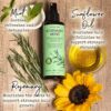 Rosemary & Mint Leave-In Conditioner - Nourishes, Detangles and Purifies the Scalp, Made With Frizz-Fighting Formula, 8oz by nugala - Image 3