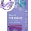 ASUTRA Silk Eye Pillow for Sleep, Purple - Filled w/Lavender Buds & Flax Seeds, Weighted Eye Mask, Meditation & Light Blocking Blindfold, Cooling Gel Mask Included by nugala - Image 3