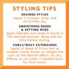 Cantu Protective Styles by Angela Set & Refresh Foam with Apple Cider Vinegar & Aloe, 8 Ounce by nugala - Image 7