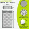 ProsourceFit Acupressure Mat and Pillow Set for Back/Neck Pain Relief and Muscle Relaxation by nugala - Image 3